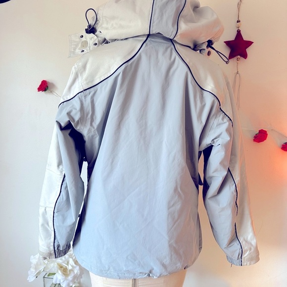 Helly Hansen Gray and Blue Ski Jacket with Hood L - Picture 3 of 13